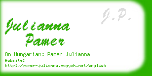 julianna pamer business card